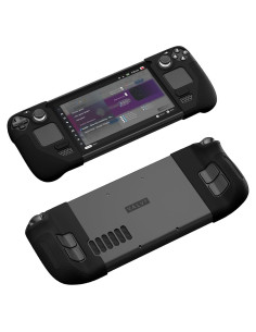 Funda de Silicona JSAUX para Steam Deck OLED/LCD - Negro