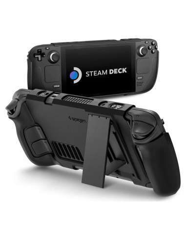 Funda Spigen Thin Fit Pro para Steam Deck LCD y OLED - Negra