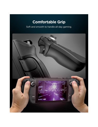 Funda Spigen Thin Fit Pro para Steam Deck LCD y OLED - Negra