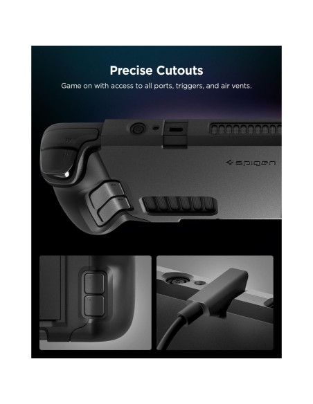 Funda Spigen Thin Fit Pro para Steam Deck LCD y OLED - Negra