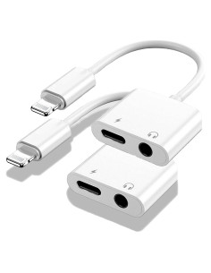 Adaptador de Jack 3.5mm Aprolink para iPhone 2 en 1 MFi