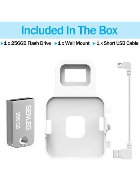 Unidad Flash USB Blink 256GB + Soporte de Montaje