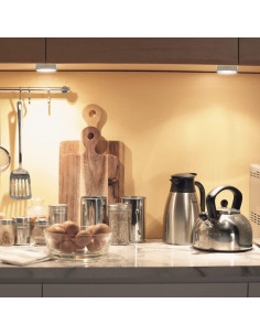 Luz de Armario LED TBTEEK 200 Lúmenes, Batería, 4 Pcs 2