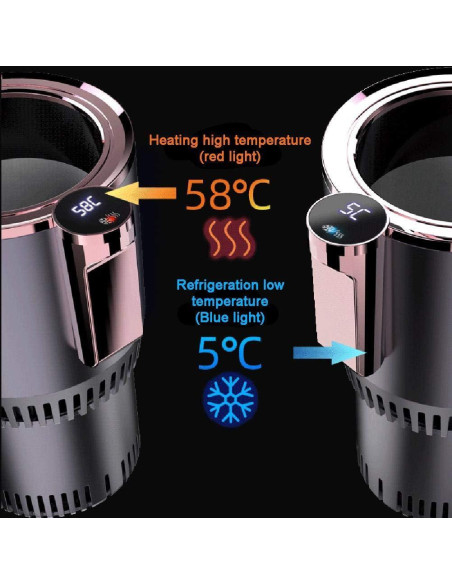 Soporte de Taza Klanata 2 en 1 Calentador y Enfriador