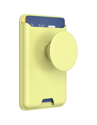 Billetera PopSockets Amarillo Mantequilla con MagSafe