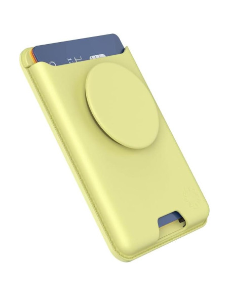 Billetera PopSockets Amarillo Mantequilla con MagSafe