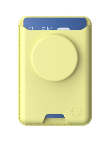 Billetera PopSockets Amarillo Mantequilla con MagSafe