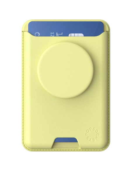 Billetera PopSockets Amarillo Mantequilla con MagSafe