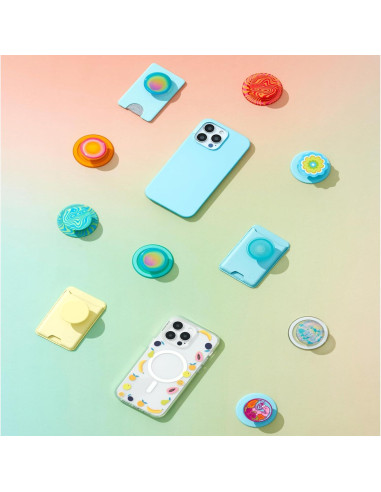 Billetera PopSockets Amarillo Mantequilla con MagSafe