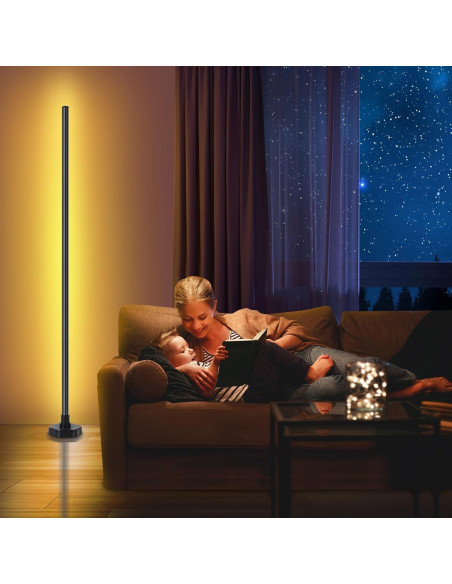 Lámpara de Pie LED RGBW YTDRGB 144,78 cm Control Remoto