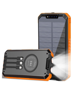 Banco de Energía Solar 49800mAh ShenZhen Carga Rápida 6 Salidas