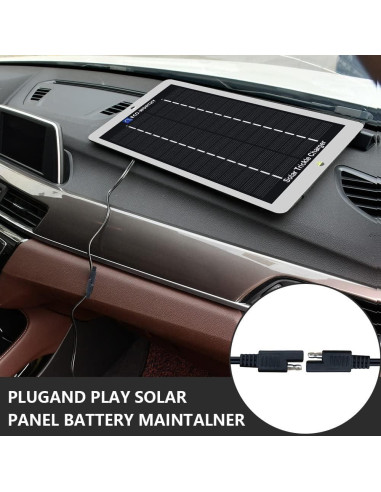 Cargador Solar ECO-WORTHY 12V 2.5W Portátil Impermeable