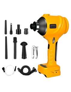 Soplador de Polvo Inalámbrico HUICCN 20V 447 MPH para DeWalt