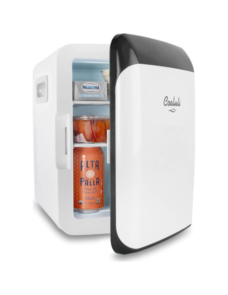 Cooluli Nevera Mini 10L Blanca - Enfriador y Calentador