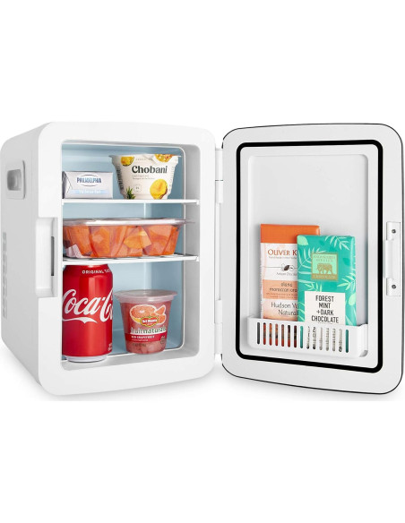 Cooluli Nevera Mini 10L Blanca - Enfriador y Calentador