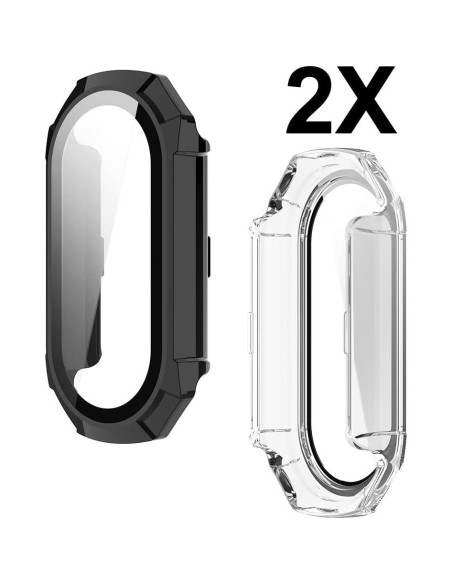 Funda Protectora para Mi Band 8 Accdeny 360 Vidrio Templado