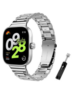 TiMOVO Banda Acero Inoxidable para Xiaomi Redmi Watch 4