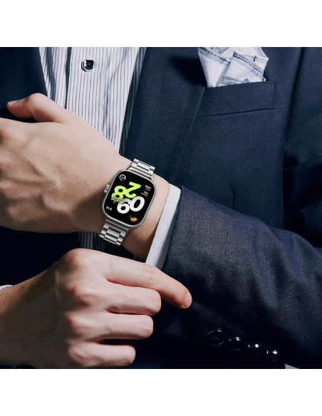 TiMOVO Banda Acero Inoxidable para Xiaomi Redmi Watch 4