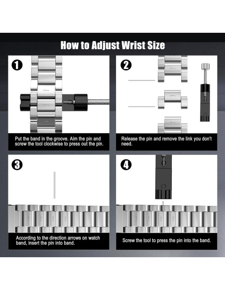 TiMOVO Banda Acero Inoxidable para Xiaomi Redmi Watch 4