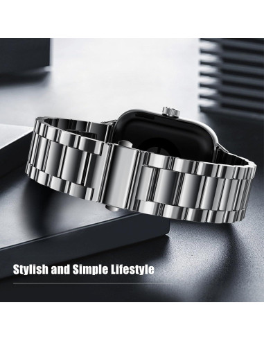 TiMOVO Banda Acero Inoxidable para Xiaomi Redmi Watch 4