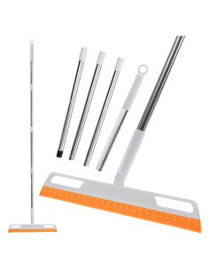 Escoba Mágica Euedue 142 cm Silicona para Suelos Naranja