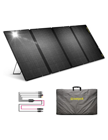 Cargador Solar SunJack 400W Plegable Impermeable 48V