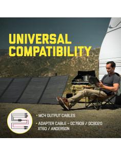 Cargador Solar SunJack 400W Plegable Impermeable 48V 2