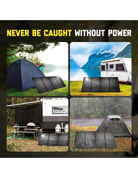 Cargador Solar SunJack 400W Plegable Impermeable 48V