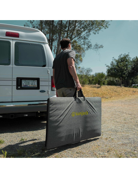 Cargador Solar SunJack 400W Plegable Impermeable 48V