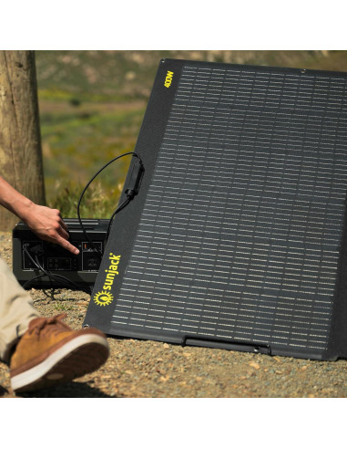 Cargador Solar SunJack 400W Plegable Impermeable 48V