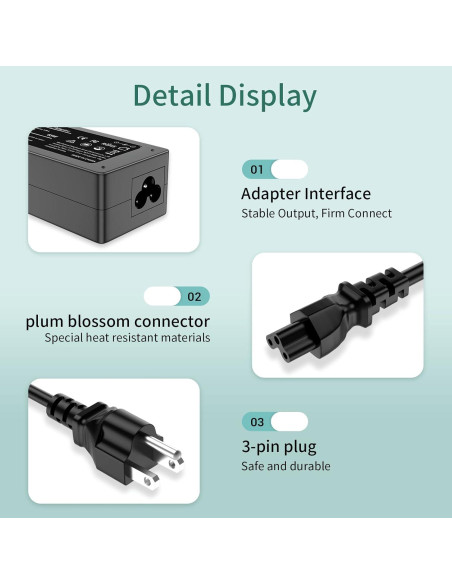 Cargador 65W HP ProBook Envy Pavilion EliteBook Punta Azul