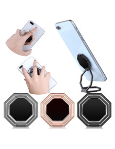 Soporte de Anillo para Teléfono Frienda 3 Piezas Ajustable