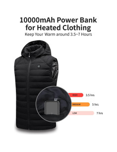 Banco de Energía 10000mAh OKZU para Ropa Calefactable 2