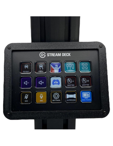 Soporte Ajustable ProSimRacing MK2 para Stream Deck 15 Teclas