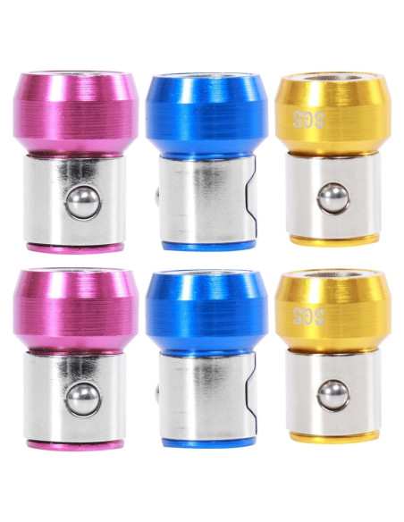 6 Pcs Anillo Magnetizador de Tornillos Uonlytech Metal