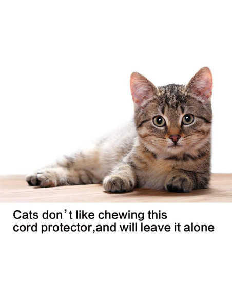 Protector de Cable Alex Tech 3,05m 1,27cm Negro