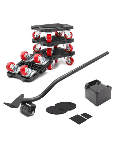 Juego de Mover Muebles ONEON con Ruedas y Elevador 299 kg