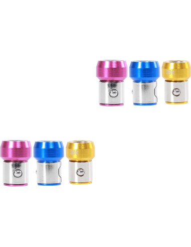 6 Pcs Anillo Magnetizador de Tornillos Uonlytech Metal