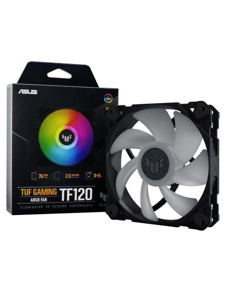 Ventilador ASUS TUF Gaming TF120 ARGB 120mm PWM RGB