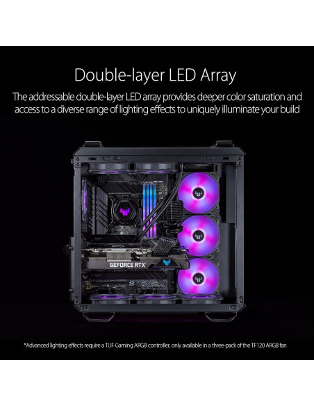 Ventilador ASUS TUF Gaming TF120 ARGB 120mm PWM RGB