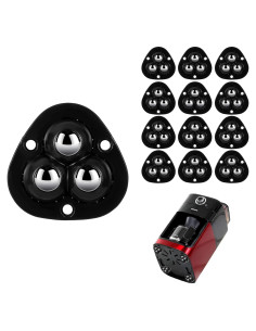 12 Ruedas Adhesivas Giratorias Wuher para Electrodomésticos