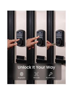 Cerradura Inteligente DESLOC A100F con Huella y Teclado 2