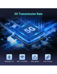 Adaptador Inalámbrico Android Auto Dilxyuy 2016+ Plug & Play 2