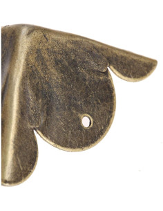 Protectores de Esquinas de Latón Antiguo Dophee 12 Pcs 30mm 2