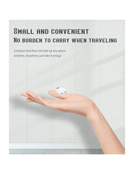 Adaptador Dual Lightning HOYULLI 2 en 1 para iPhone