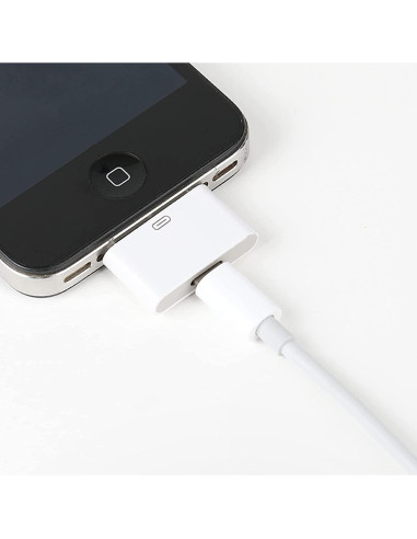 Adaptador Lightning a 30 Pines Belcompany 1 Paquete Blanco