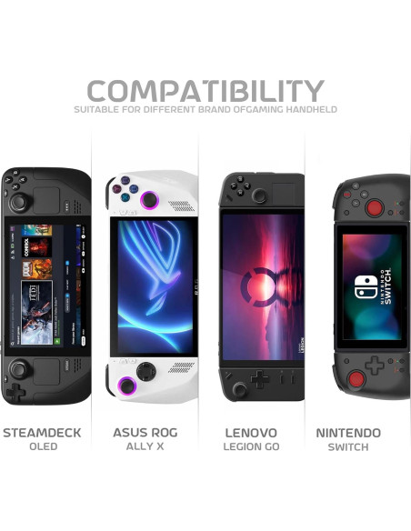 Funda Protectora para Steam Deck y ASUS ROG Ally X - Negra