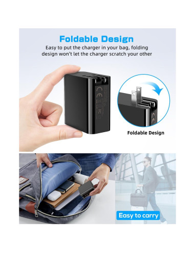 Cargador Rápido Klipdasse 65W USB-C para Steam Deck y más