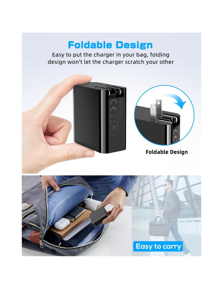 Cargador Rápido Klipdasse 65W USB-C para Steam Deck y más