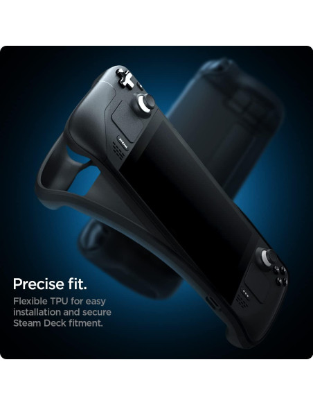 Funda Spigen Rugged Armor para Steam Deck LCD y OLED - Negro